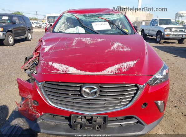 JM1DKFC73H0155984 2017 MAZDA CX-3 Red Instrument cluster view