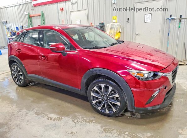 JM1DKFC73K0416781 2019 MAZDA CX-3 Maroon Przód prawy