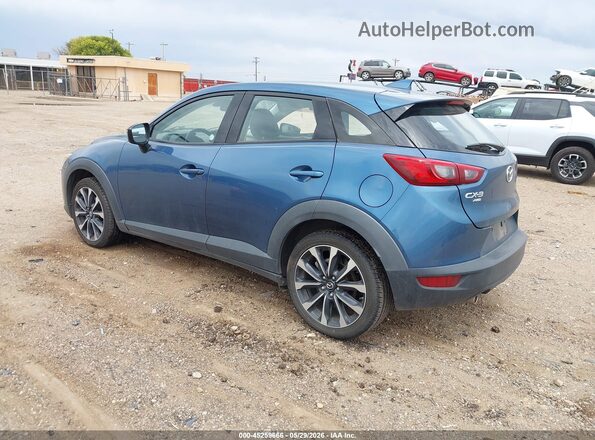 JM1DKFC78K0408465 2019 MAZDA CX-3 Синий Задняя левая четверть