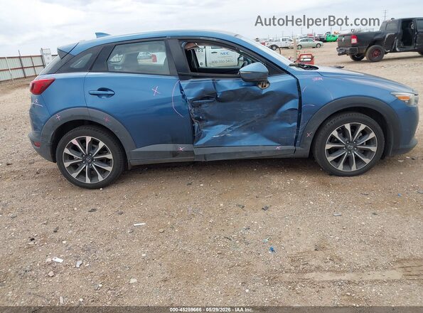 JM1DKFC78K0408465 2019 MAZDA CX-3 Синий Вид спереди
