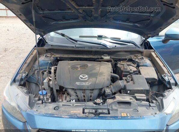 JM1DKFC78K0408465 2019 MAZDA CX-3 Синий Вид сзади