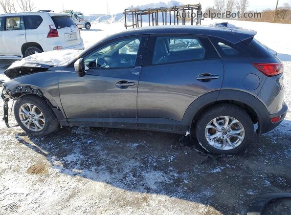 JM1DKFC79M1509740 2021 MAZDA CX-3 Gray Trasero izquierdo