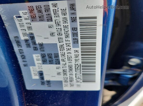 JM1DKFD70J0305926 2018 MAZDA CX-3 Blue 