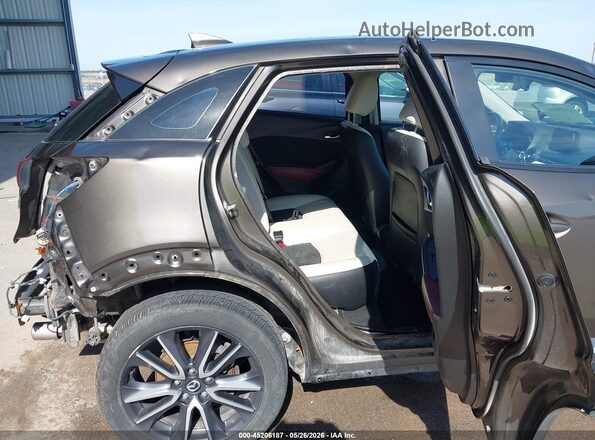 JM1DKFD70J0321849 2018 MAZDA CX-3 Gray Вид наклейки з VIN-кодом