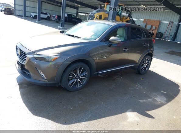 JM1DKFD70J0321849 2018 MAZDA CX-3 Gray Передня ліва чверть
