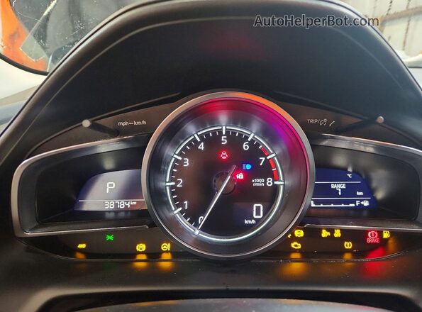JM1DKFD70M1515098 2021 MAZDA CX-3 Black Widok zestawu wskaźników