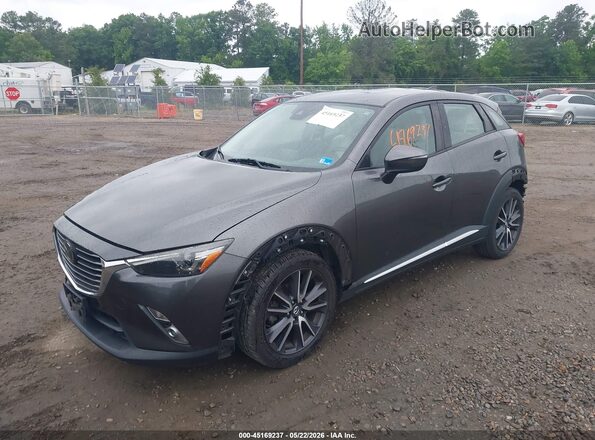 JM1DKFD71J0305885 2018 MAZDA CX-3 Gray Передня ліва чверть