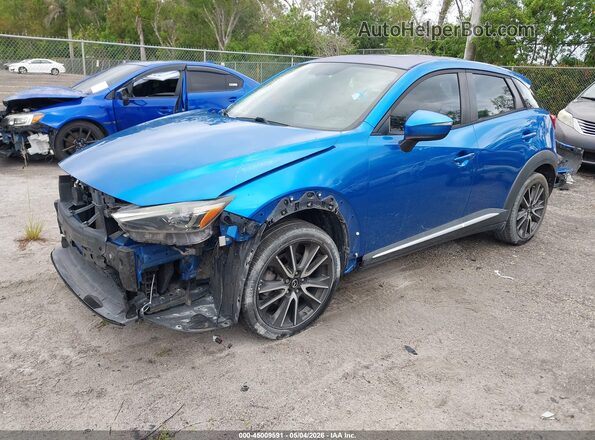 JM1DKFD73G0133514 2016 MAZDA CX-3 Blue Przód lewy