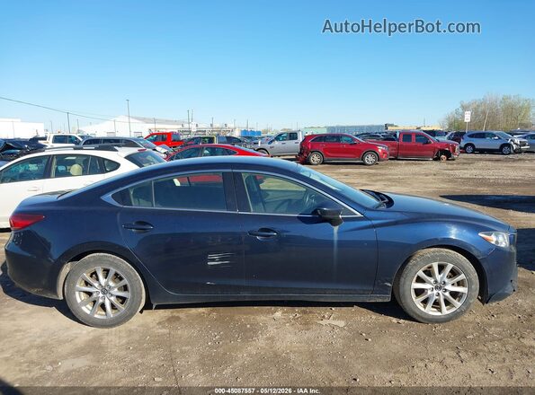 JM1GJ1U57G1460087 2016 MAZDA 6 Navy Սալոնի հետևի տեսք
