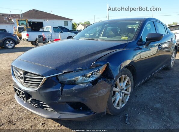 JM1GJ1U57G1460087 2016 MAZDA 6 Navy Դիմացի տեսք