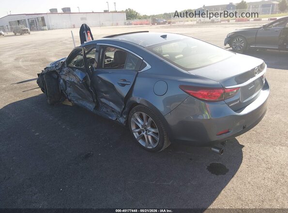 JM1GJ1V50G1411389 2016 MAZDA 6 Синий Задняя левая четверть