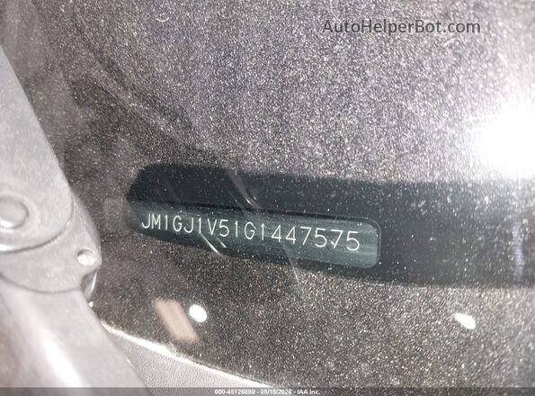 JM1GJ1V51G1447575 2016 MAZDA 6 Black Вид підкапотного простору