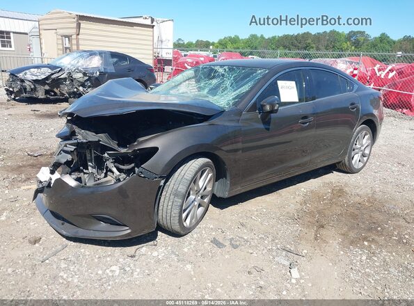 JM1GJ1V56G1442002 2016 MAZDA 6 Brown Przód lewy