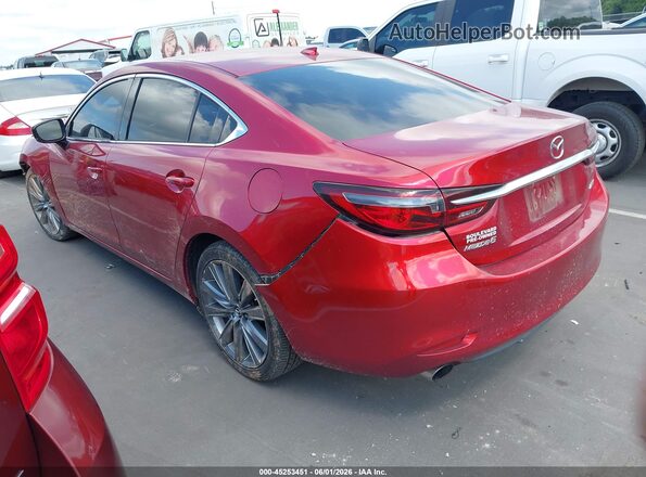 JM1GL1TY0J1315714 2018 MAZDA 6 Red Tył lewy
