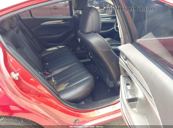 JM1GL1TY0J1315714 2018 MAZDA 6 Red Widok naklejki z numerem VIN