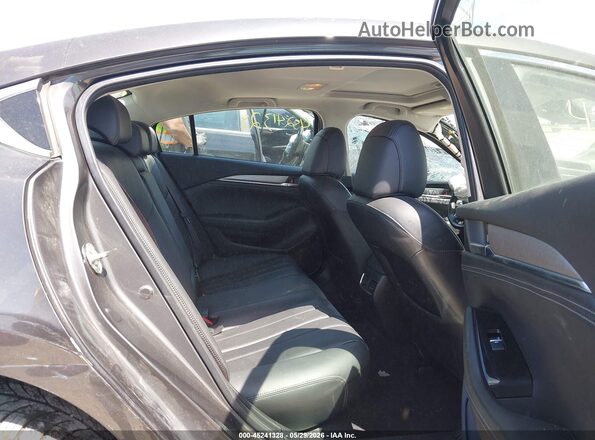 JM1GL1TY0M1614849 2021 MAZDA 6 Gray Widok naklejki z numerem VIN
