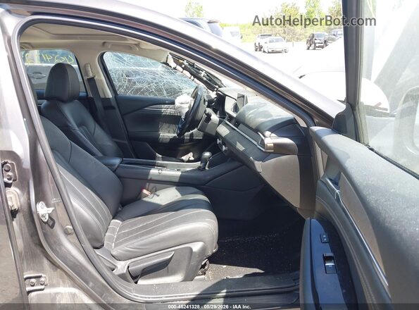 JM1GL1TY0M1614849 2021 MAZDA 6 Gray Widok wnętrza z przodu