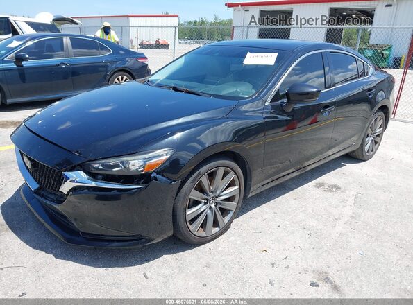JM1GL1TY1K1502543 2019 MAZDA 6 Black Przód lewy