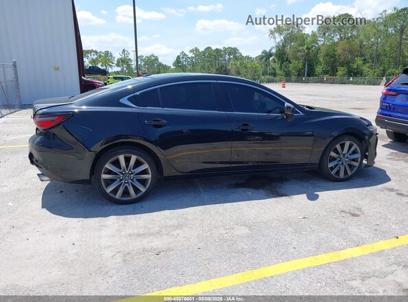 JM1GL1TY1K1502543 2019 MAZDA 6 Black Widok wnętrza z tyłu