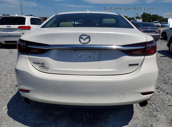 JM1GL1TY1L1514337 2020 MAZDA 6 White Հետևի տեսք