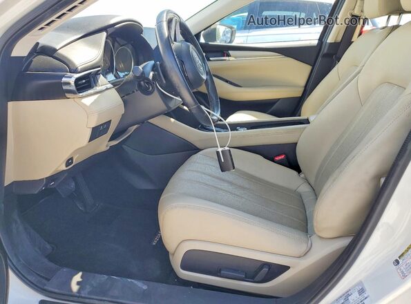 JM1GL1TY1L1514337 2020 MAZDA 6 White Սալոնի դիմացի տեսք