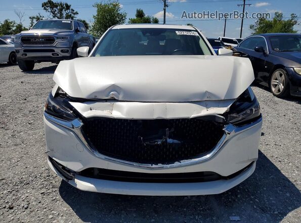JM1GL1TY1L1514337 2020 MAZDA 6 White Դիմացի տեսք