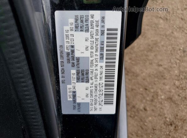 JM1GL1TY2L1511270 2020 MAZDA 6 Black Vista del compartimento del motor