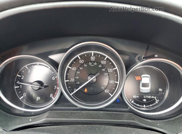 JM1GL1TY2L1511270 2020 MAZDA 6 Black Vista del cuadro de instrumentos