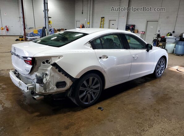 JM1GL1TY3M1609483 2021 MAZDA 6 White Задня права чверть