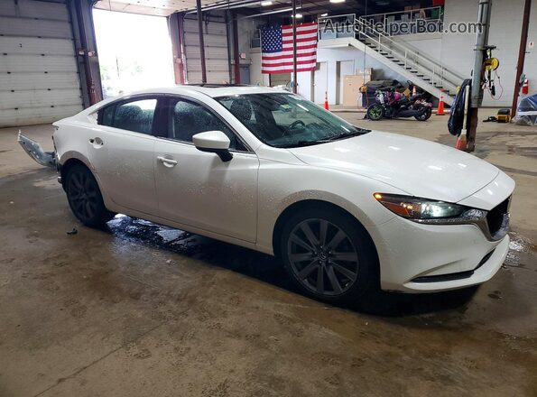 JM1GL1TY3M1609483 2021 MAZDA 6 White Передня права чверть