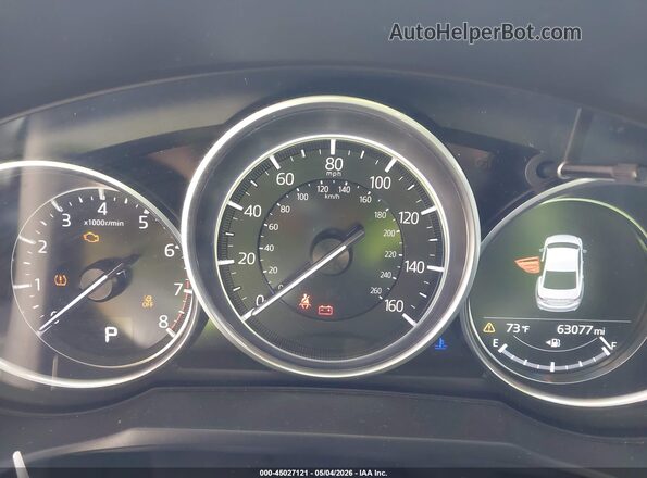 JM1GL1TY4K1509888 2019 MAZDA 6 Black Вид задніх сидінь