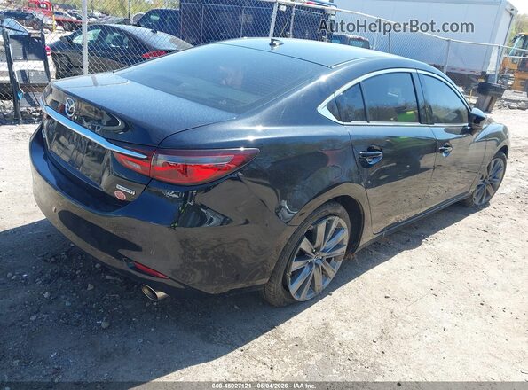 JM1GL1TY4K1509888 2019 MAZDA 6 Black Задня права чверть
