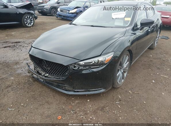 JM1GL1TY6K1507852 2019 MAZDA 6 Black Вид спереду