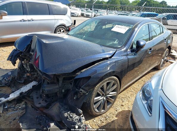 JM1GL1TY7J1314768 2018 MAZDA 6 Black Przód lewy