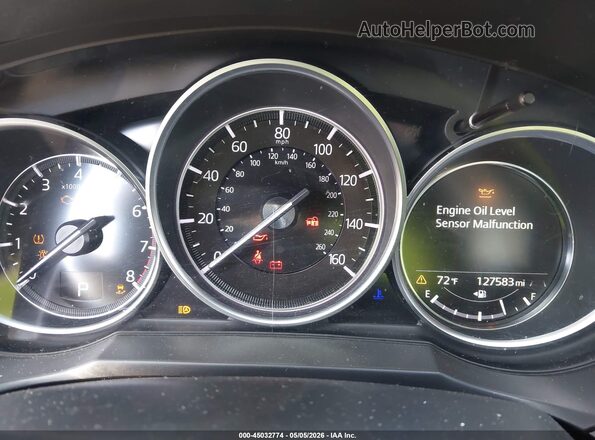 JM1GL1TY7J1314768 2018 MAZDA 6 Black Widok tylnych siedzeń