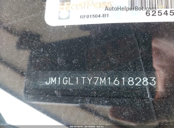 JM1GL1TY7M1618283 2021 MAZDA 6 Gray Շարժիչի բաժամունքի տեսք