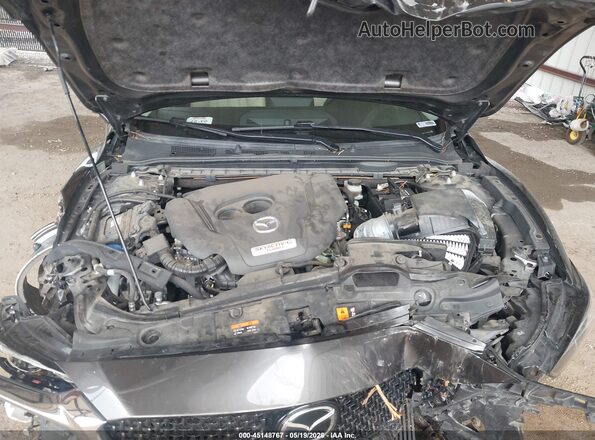 JM1GL1TY7M1618283 2021 MAZDA 6 Gray Հետևի տեսք