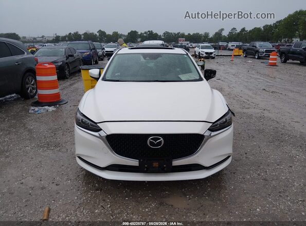 JM1GL1TY9K1502130 2019 MAZDA 6 White Սարքավորումների վահանակի տեսք
