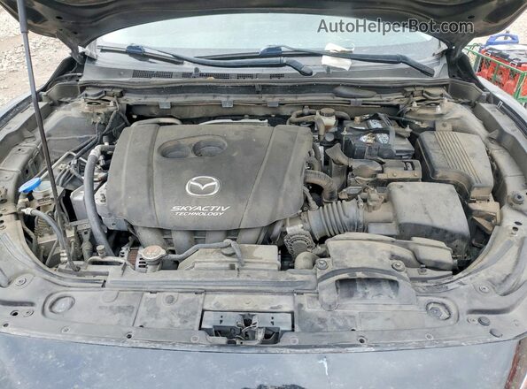 JM1GL1U50H1140900 2017 MAZDA 6 Black Vista interior trasera