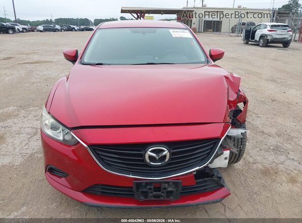 JM1GL1U58H1144600 2017 MAZDA 6 Red Вид щитка приладів