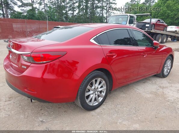 JM1GL1U58H1144600 2017 MAZDA 6 Red Задня права чверть