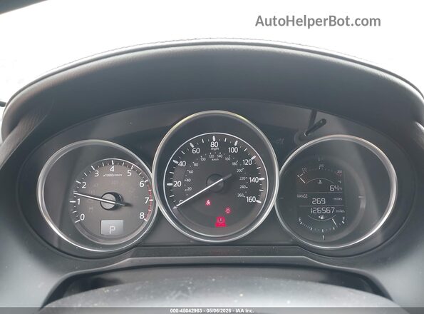 JM1GL1U58H1144600 2017 MAZDA 6 Red Вид задніх сидінь