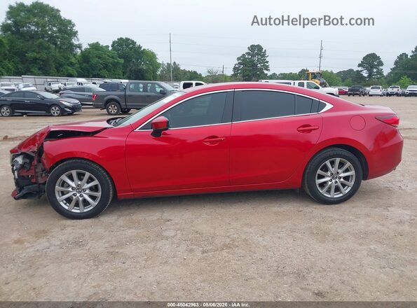 JM1GL1U58H1144600 2017 MAZDA 6 Red Панорамний вид салону 360°