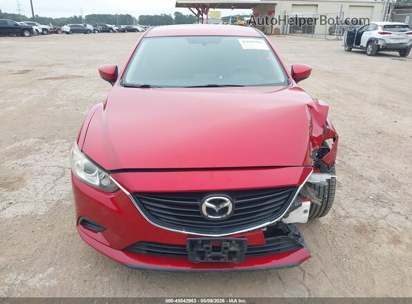JM1GL1U58H1144600 2017 MAZDA 6 Red Вид спереду