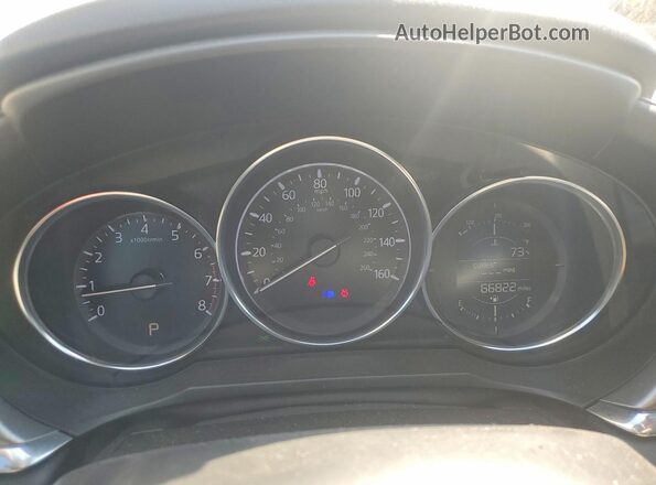 JM1GL1UM0J1336641 2018 MAZDA 6 Silver Widok zestawu wskaźników