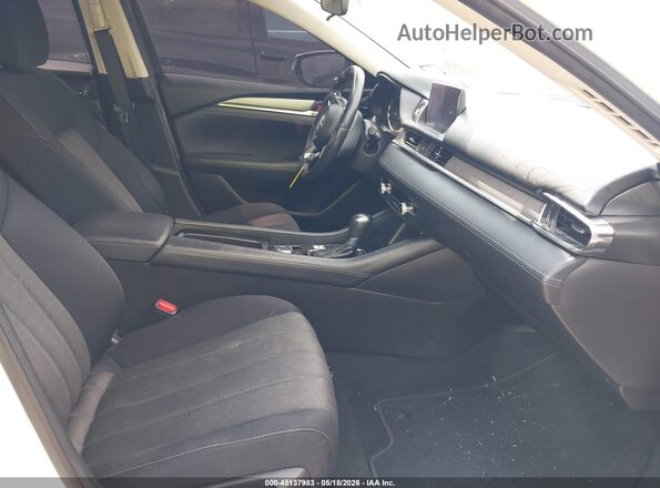 JM1GL1UM5J1329698 2018 MAZDA 6 White Widok wnętrza z przodu