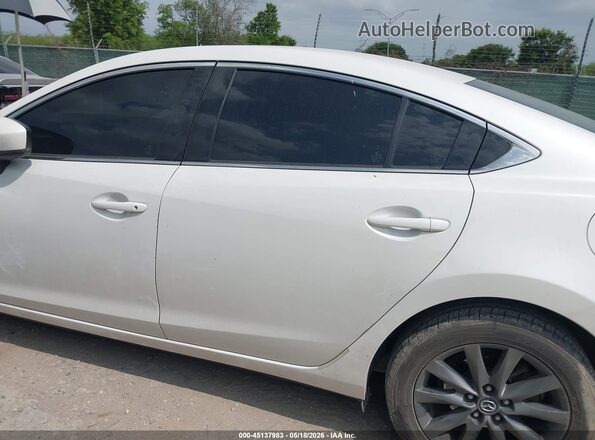 JM1GL1UM5J1329698 2018 MAZDA 6 White Widok wnętrza 360 stopni