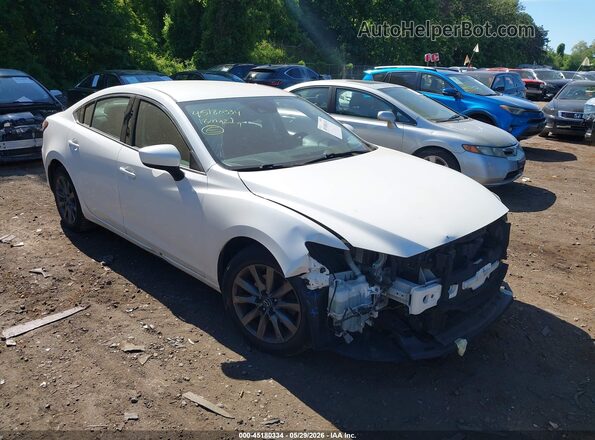 JM1GL1UM9J1309731 2018 MAZDA 6 White Vista frontal