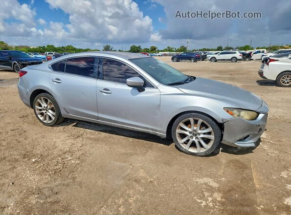 JM1GL1V52H1114488 2017 MAZDA 6 Silver Front right