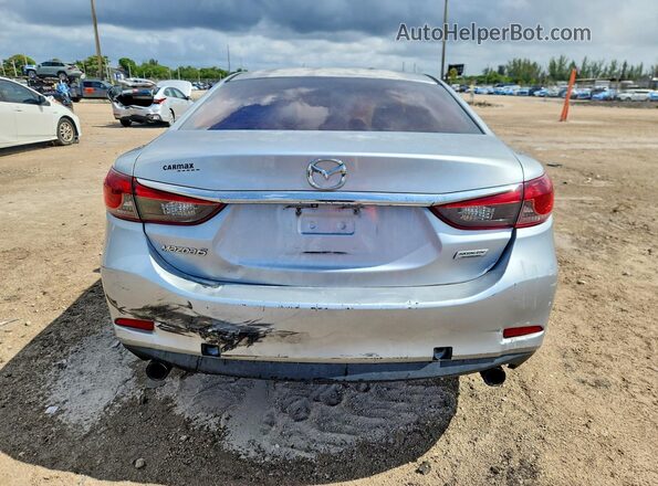 JM1GL1V52H1114488 2017 MAZDA 6 Silver Rear view